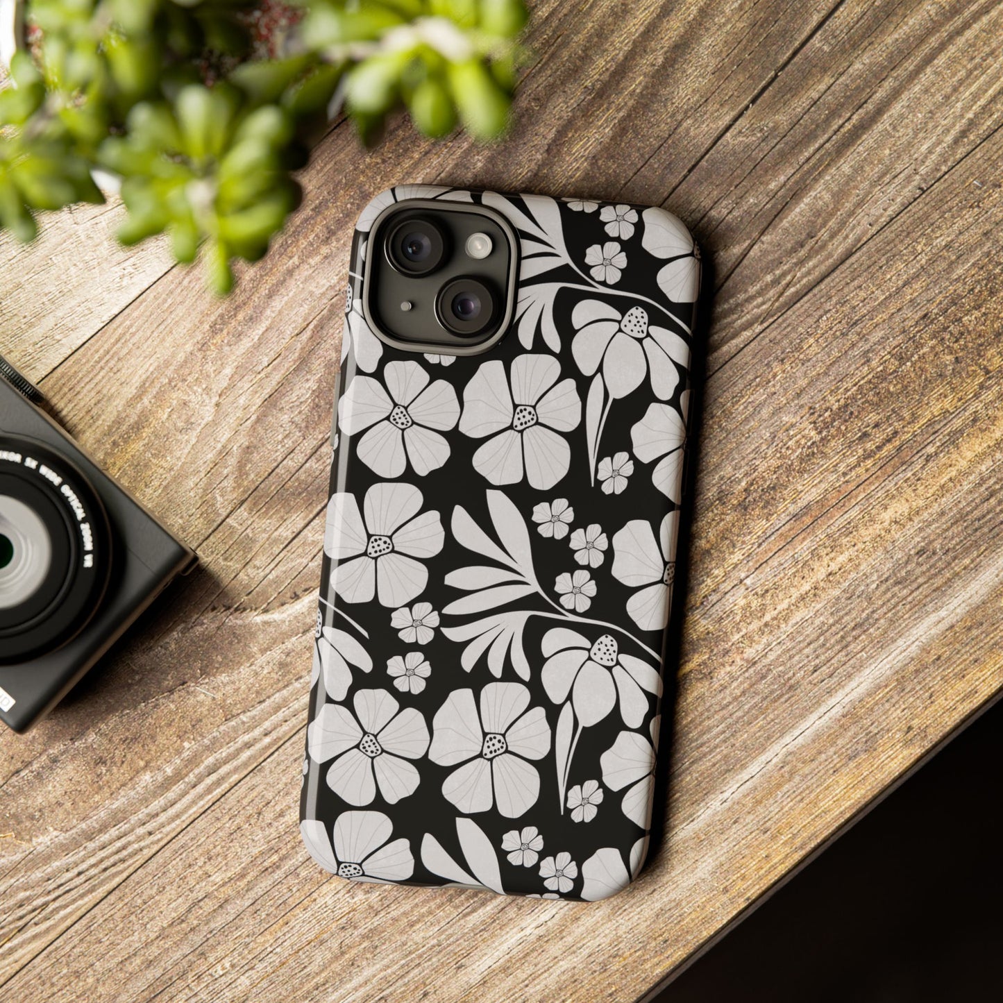 Phone Case - Boho, Retro, Vintage Flower Design Pattern