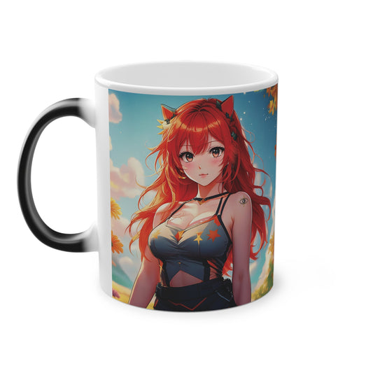 Anime-Inspired Magic Mug - Changeable Design for Coffee Lovers