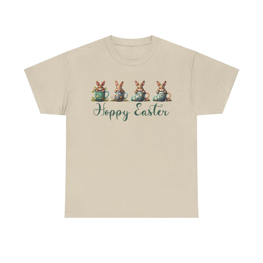 Easter 2025 Unisex Tee - Hoppy Easter Design