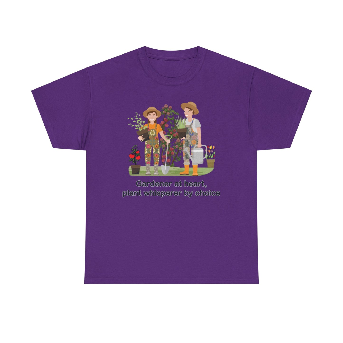 Plant Lover Tee - Gardener at heart, plant whisperer by choice
