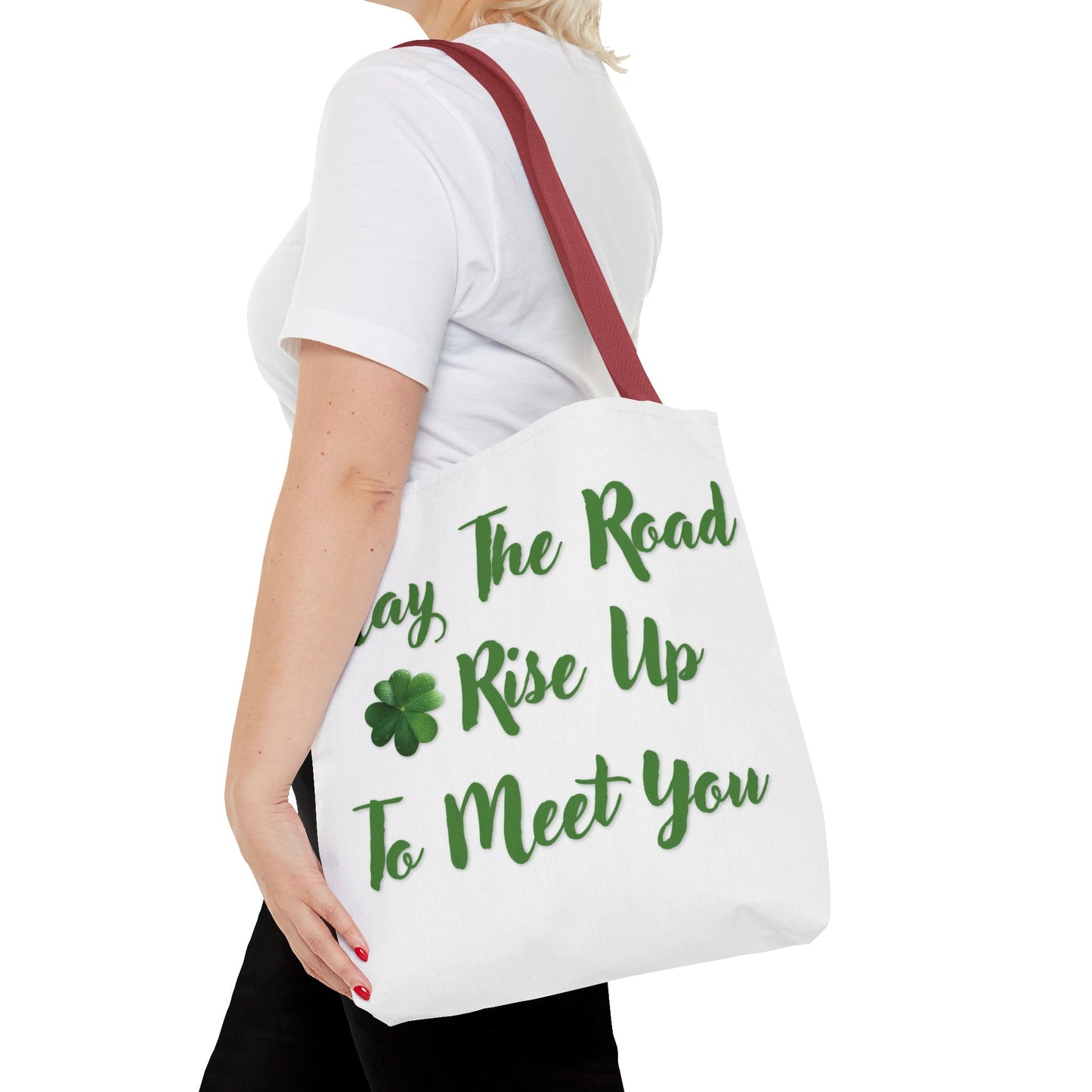 St. Patrick's Day Tote Bag - May the Road Rise Up to Meet You 2