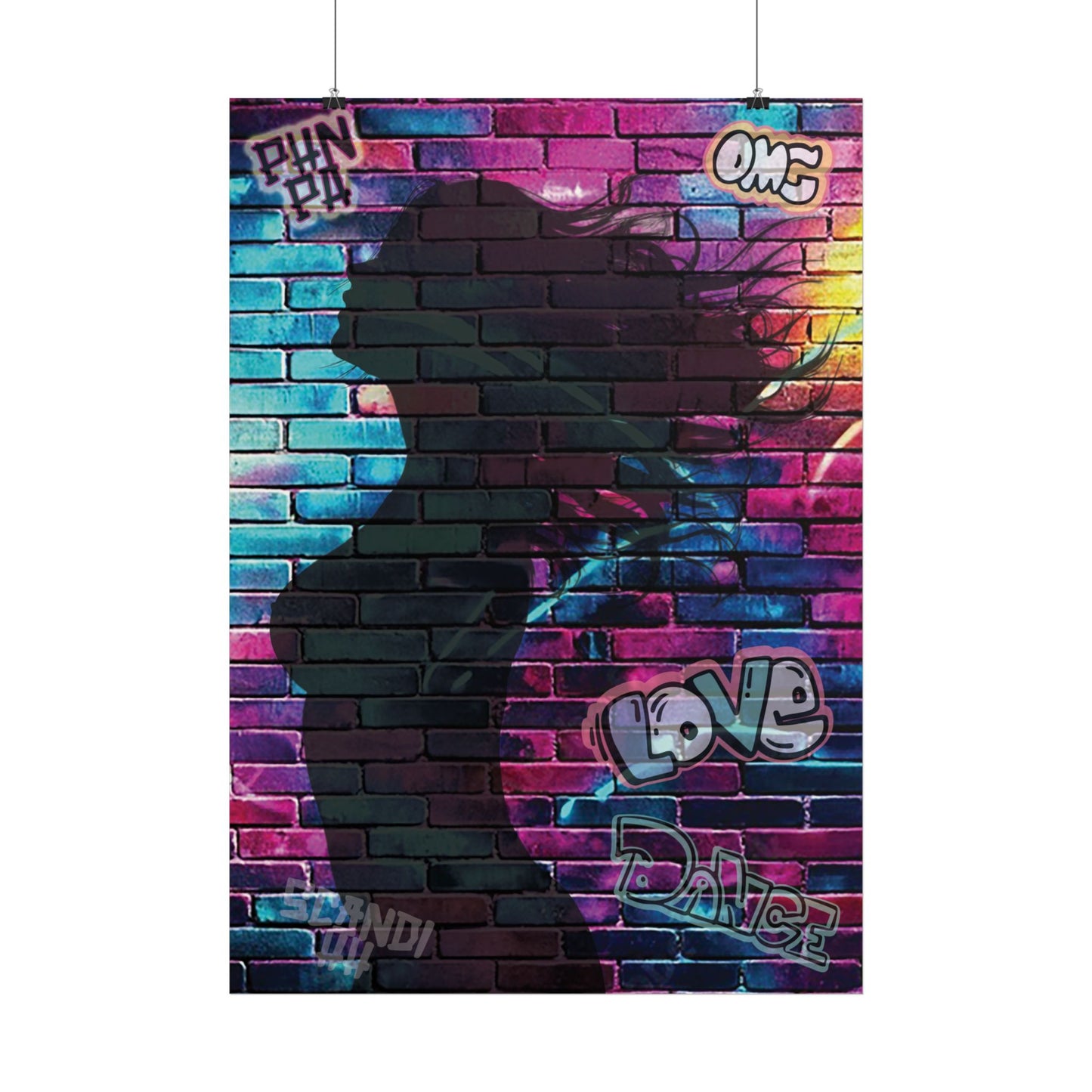 Dance Love Wall Art Poster - Vibrant Graffiti Decor for Dance Lovers, Inspirational Room Decor, Unique Gift Idea, Art Print, Urban [...]