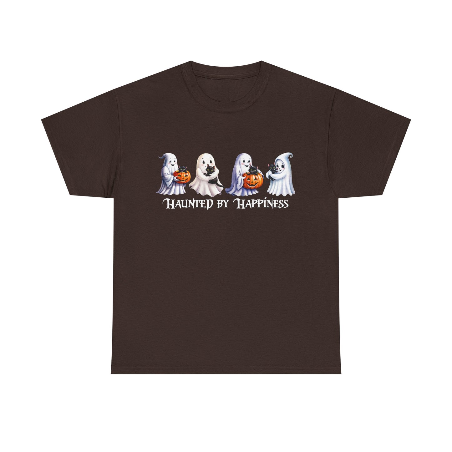 👻 Haunted by Happiness: Ghosts of Joy and Candy - Halloween Ghosts Unisex Heavy Cotton Tee, Spooky Shirt, Fall Fashion, Halloween Costume, Cat Lovers Gift, Trick or Treat T-shirt, Cute [...]
