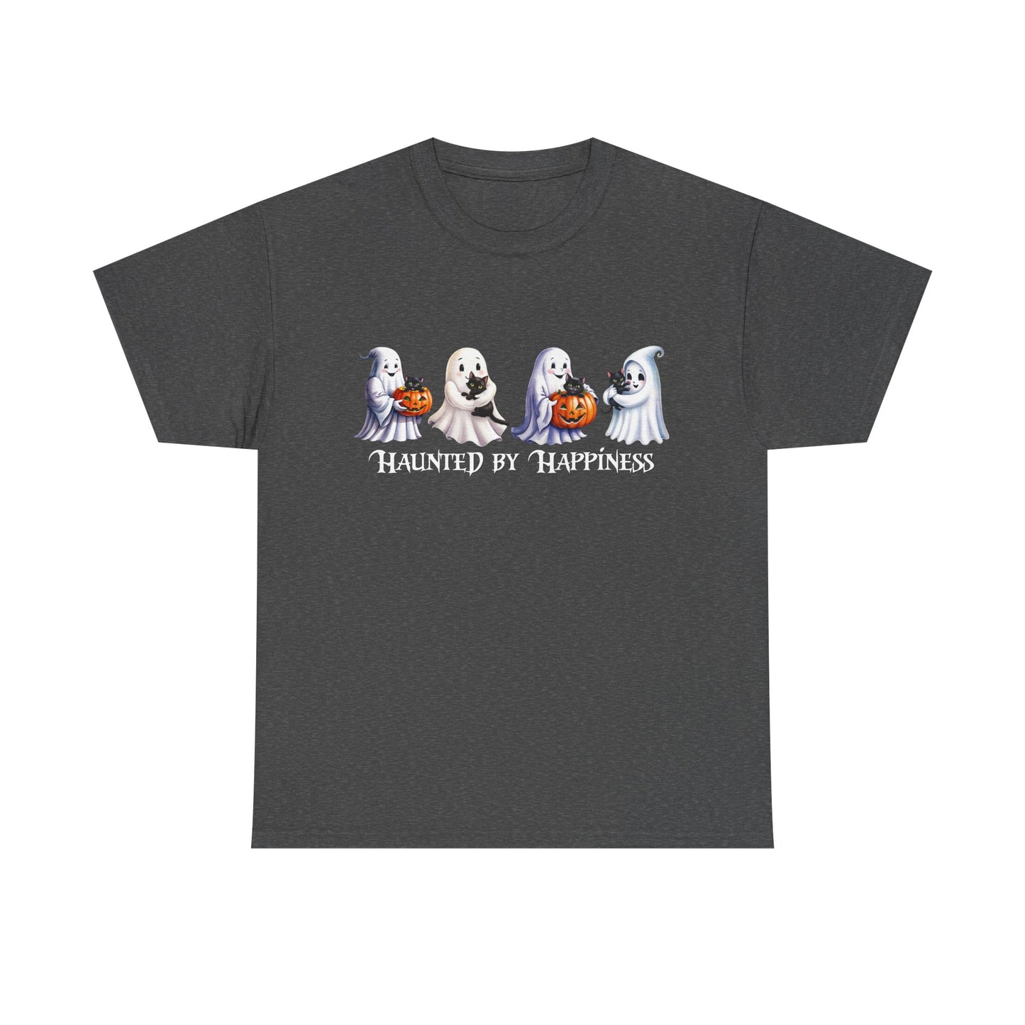 👻 Haunted by Happiness: Ghosts of Joy and Candy - Halloween Ghosts Unisex Heavy Cotton Tee, Spooky Shirt, Fall Fashion, Halloween Costume, Cat Lovers Gift, Trick or Treat T-shirt, Cute [...]