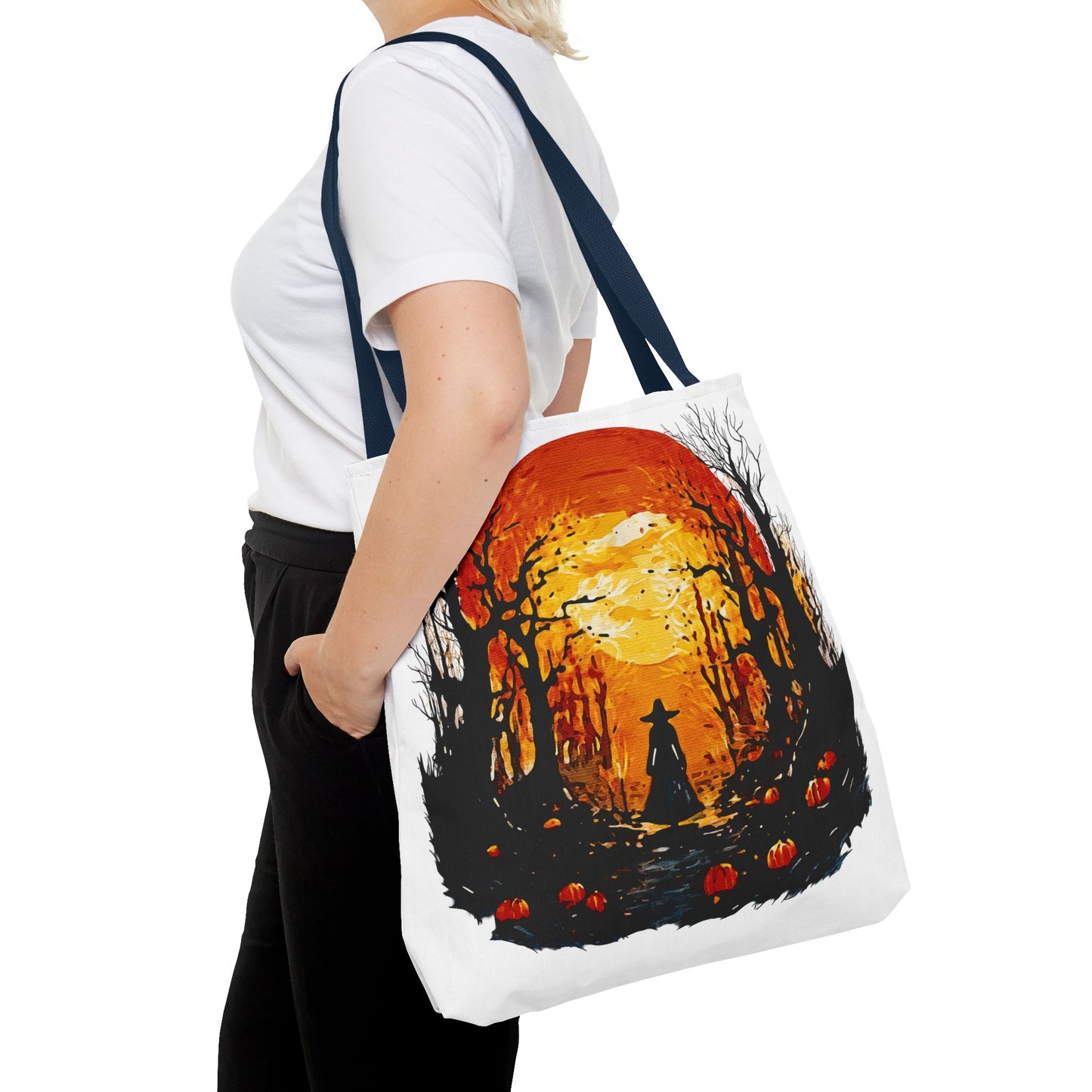 🎃 Moonlit Mischief: Autumn’s Enchanted GlowTote Bag (AOP)