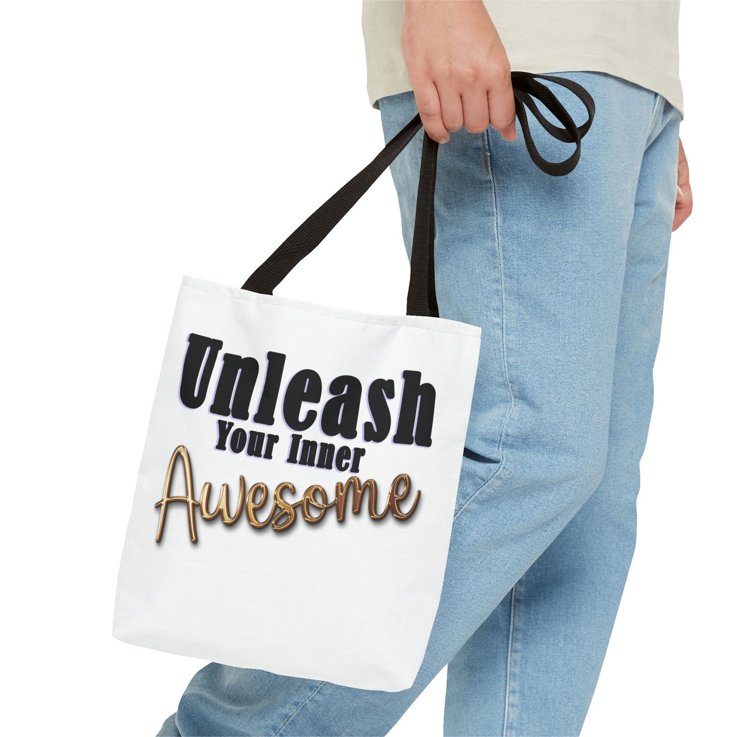 Unleash Your Inner Awesome Tote Bag - Motivational & Stylish for Everyday Use