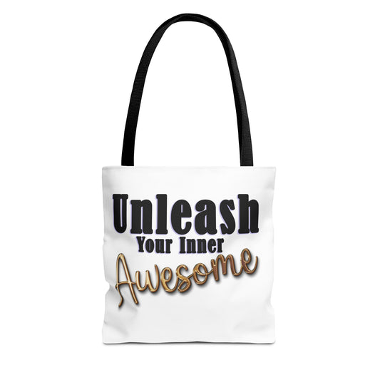 Unleash Your Inner Awesome Tote Bag - Motivational & Stylish for Everyday Use