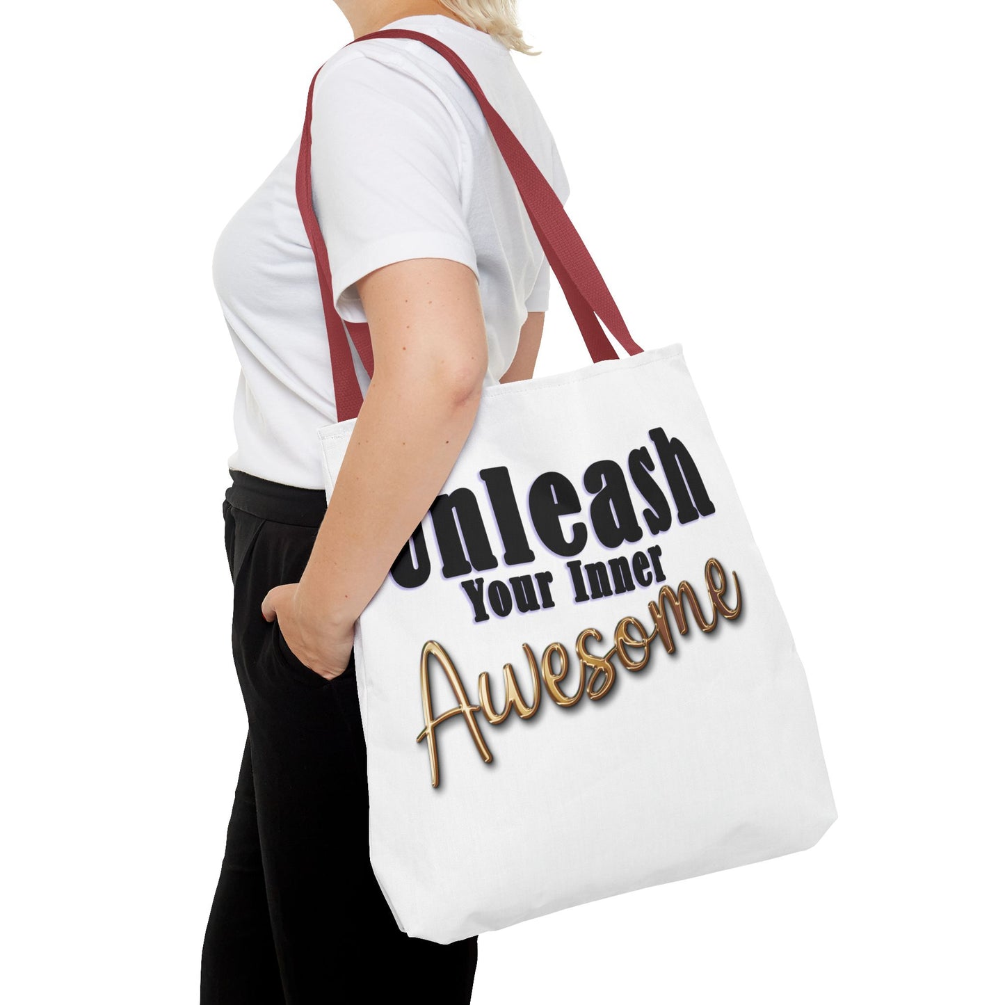 Unleash Your Inner Awesome Tote Bag - Motivational & Stylish for Everyday Use