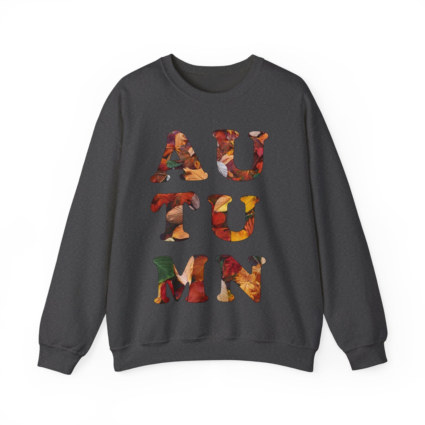 Autumn Glow – Cozy Style, Crisp Vibes 🍂🧡 - Unisex Heavy Blend™ Crewneck Sweatshirt
