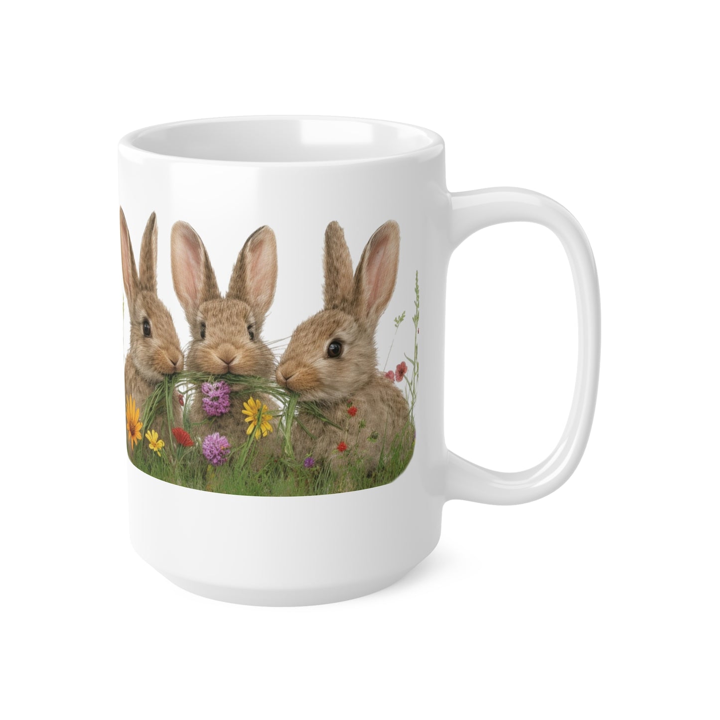 Mug - Happy Bunny Easter Ceramic Coffee Cup 11oz/15oz
