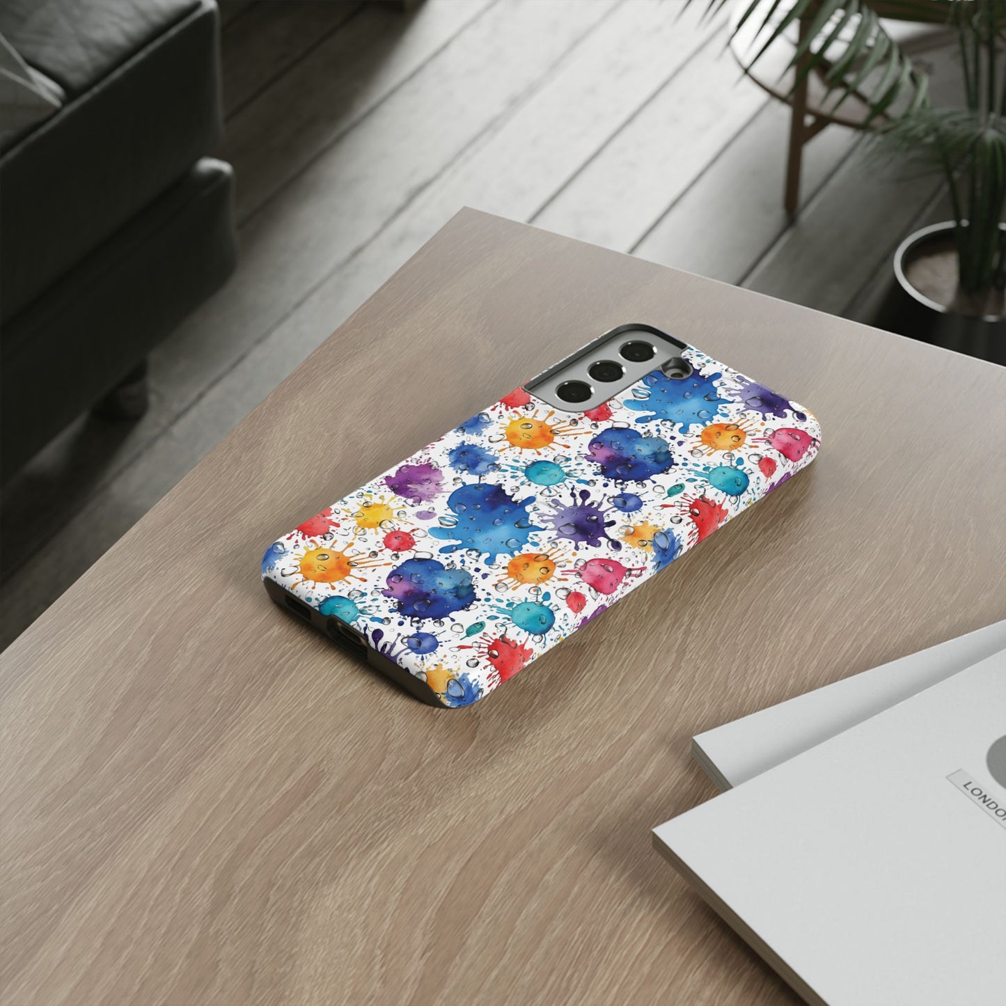 Phone Cases Abstract Colorful Splashes Tough Cases