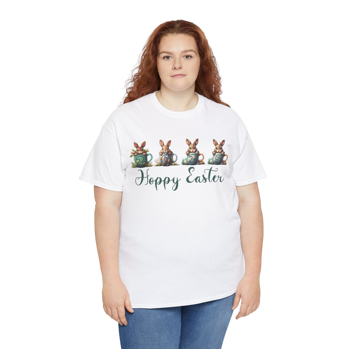 Easter 2025 Unisex Tee - Hoppy Easter Design