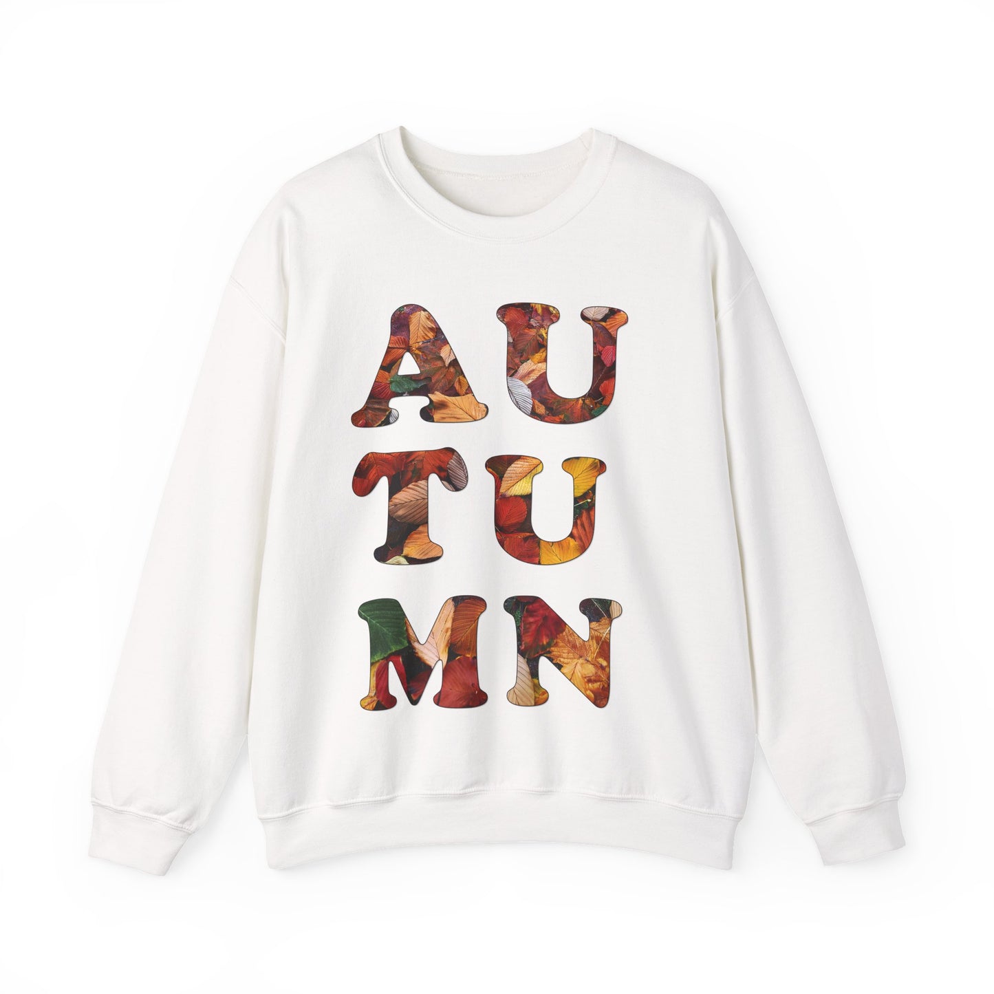 Autumn Glow – Cozy Style, Crisp Vibes 🍂🧡 - Unisex Heavy Blend™ Crewneck Sweatshirt
