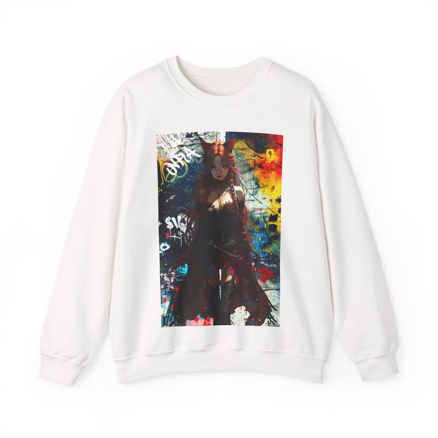 Vibrant Grafitti Art Crewneck Sweatshirt, Unisex Streetwear, Cozy Graphic Sweatshirt for Art Lovers, Perfect Gift for him/her/Teens, [...]