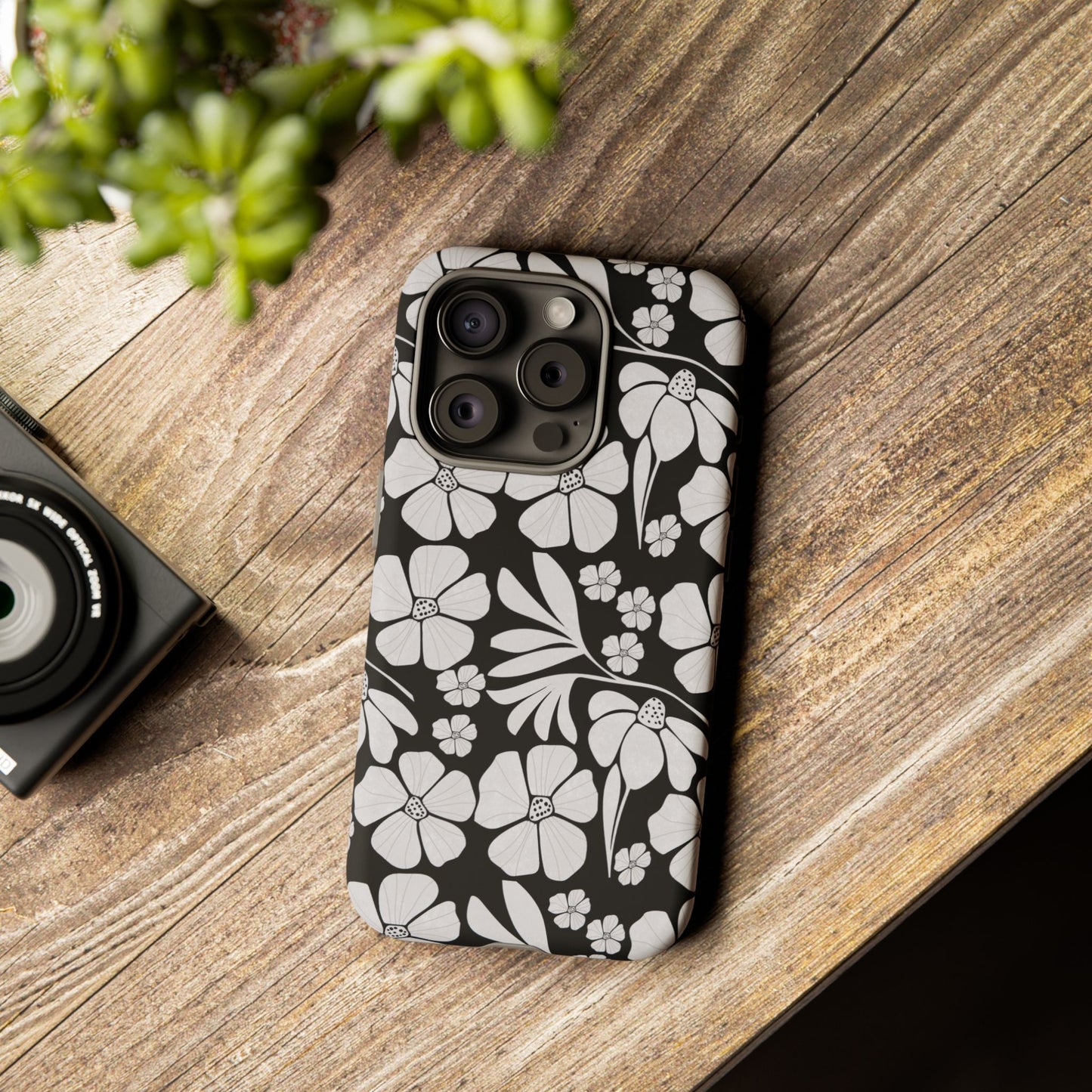 Phone Case - Boho, Retro, Vintage Flower Design Pattern