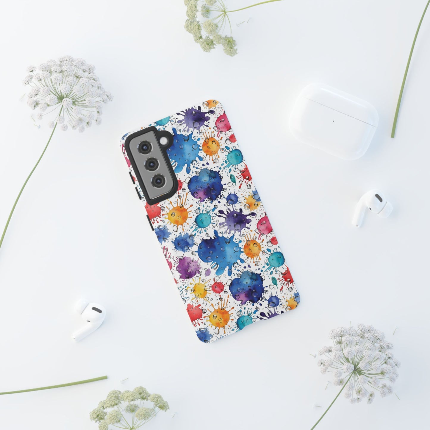 Phone Cases Abstract Colorful Splashes Tough Cases