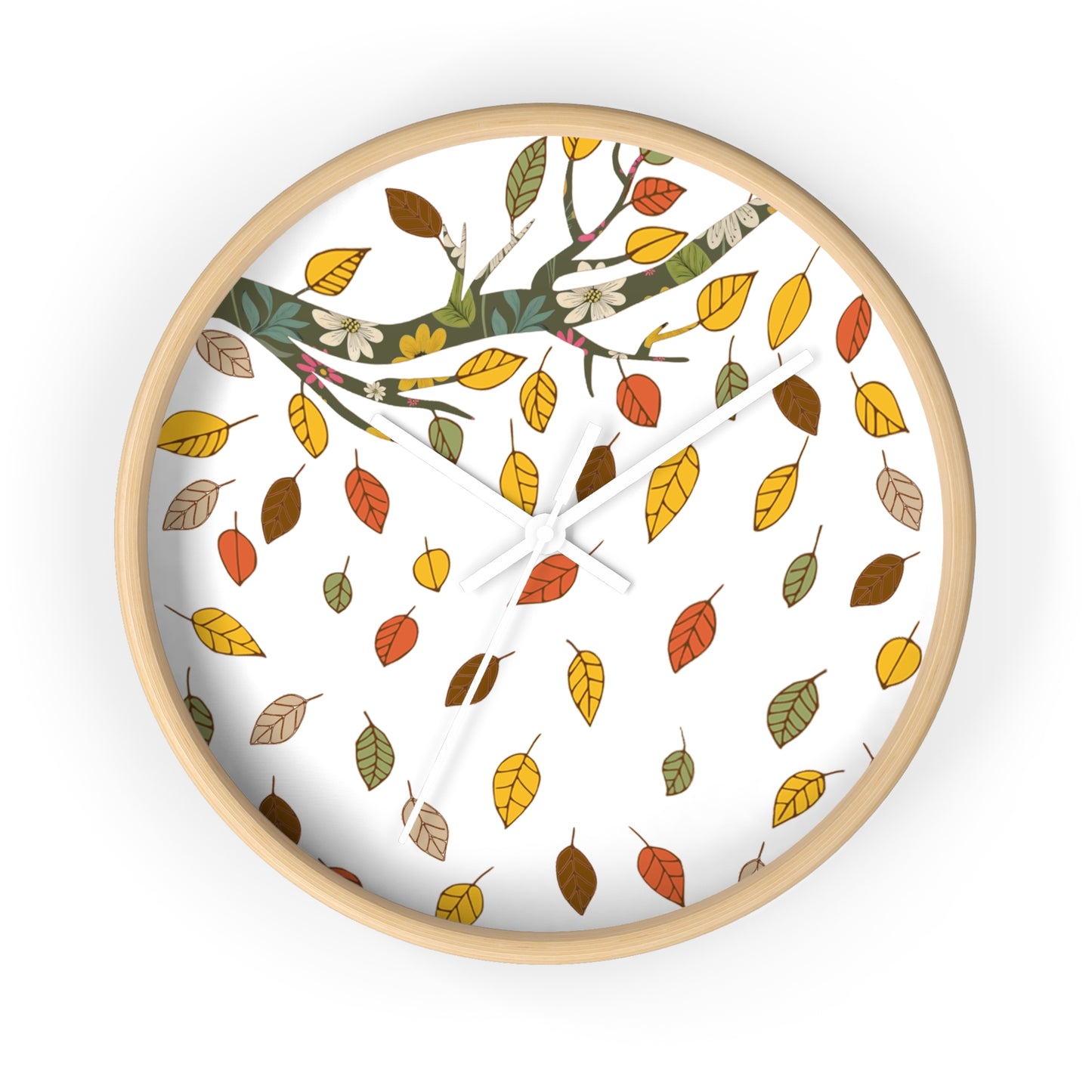 Autumn Vibes Wall Clock