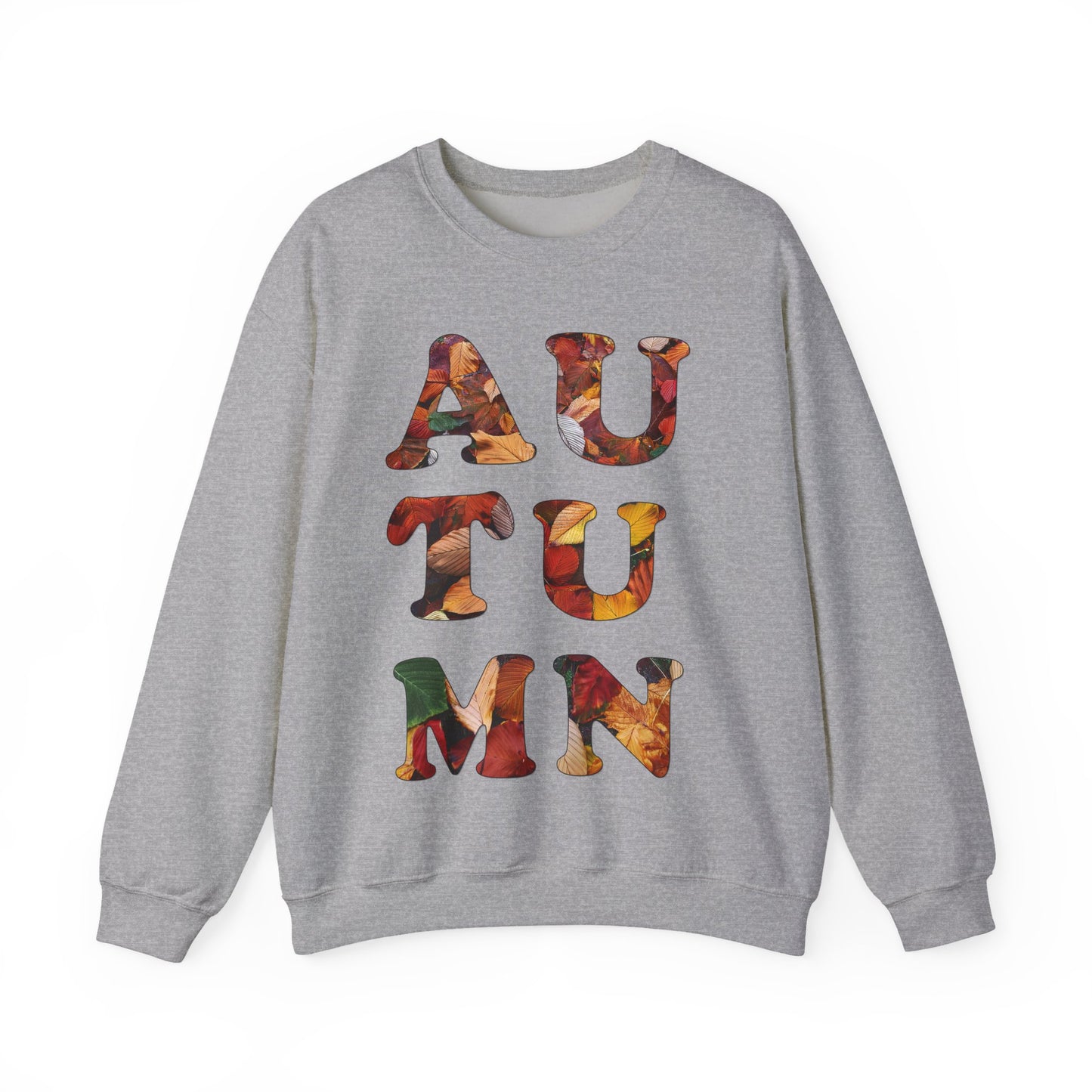 Autumn Glow – Cozy Style, Crisp Vibes 🍂🧡 - Unisex Heavy Blend™ Crewneck Sweatshirt