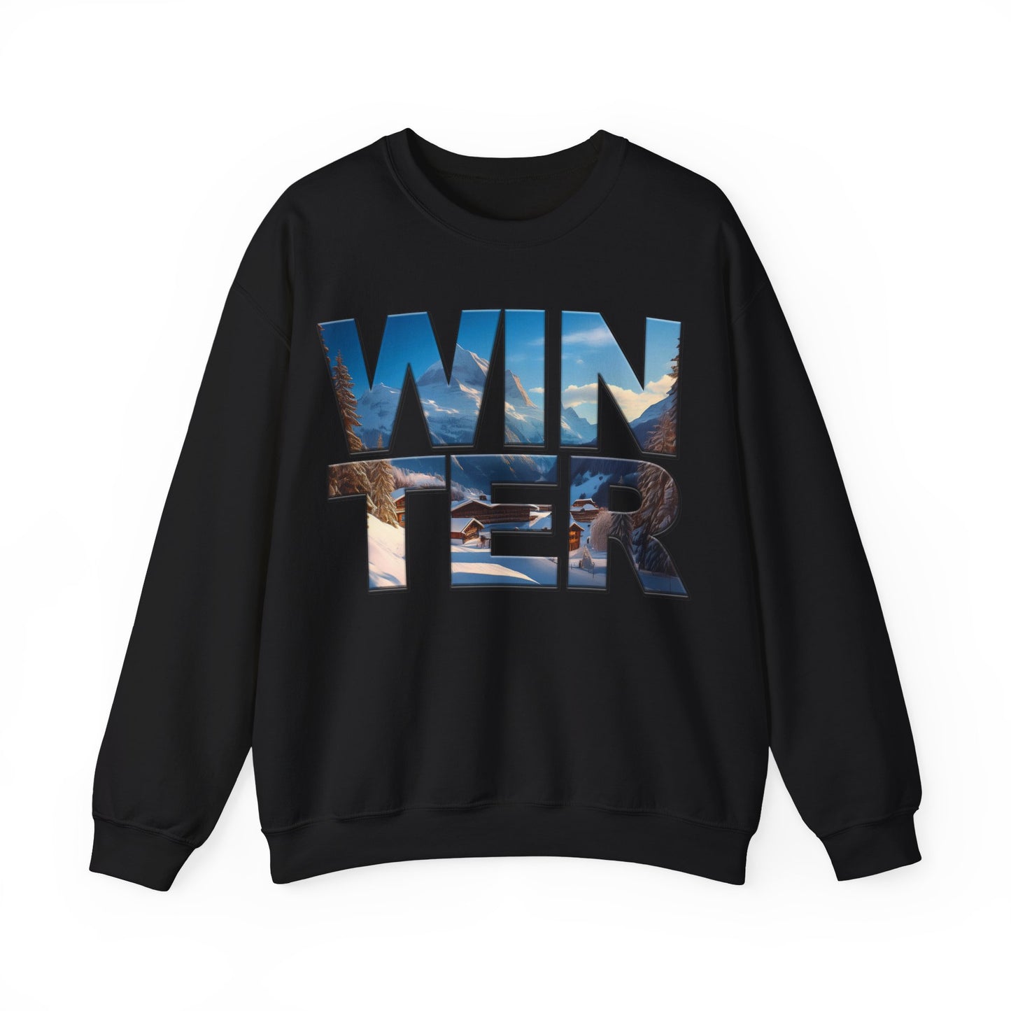 Winter Graphic Crewneck Sweatshirt