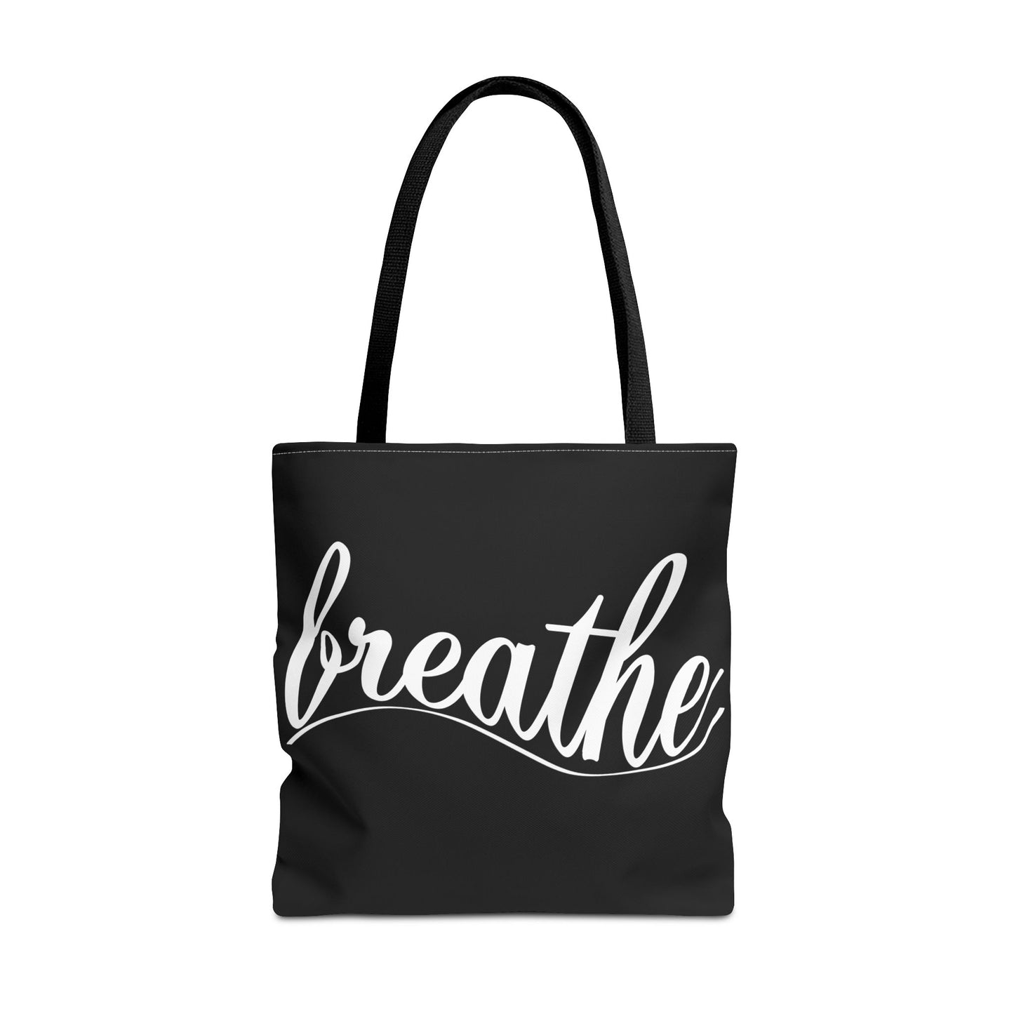 Inspirational 'Breathe' Tote Bag - Motivational Everyday Carry