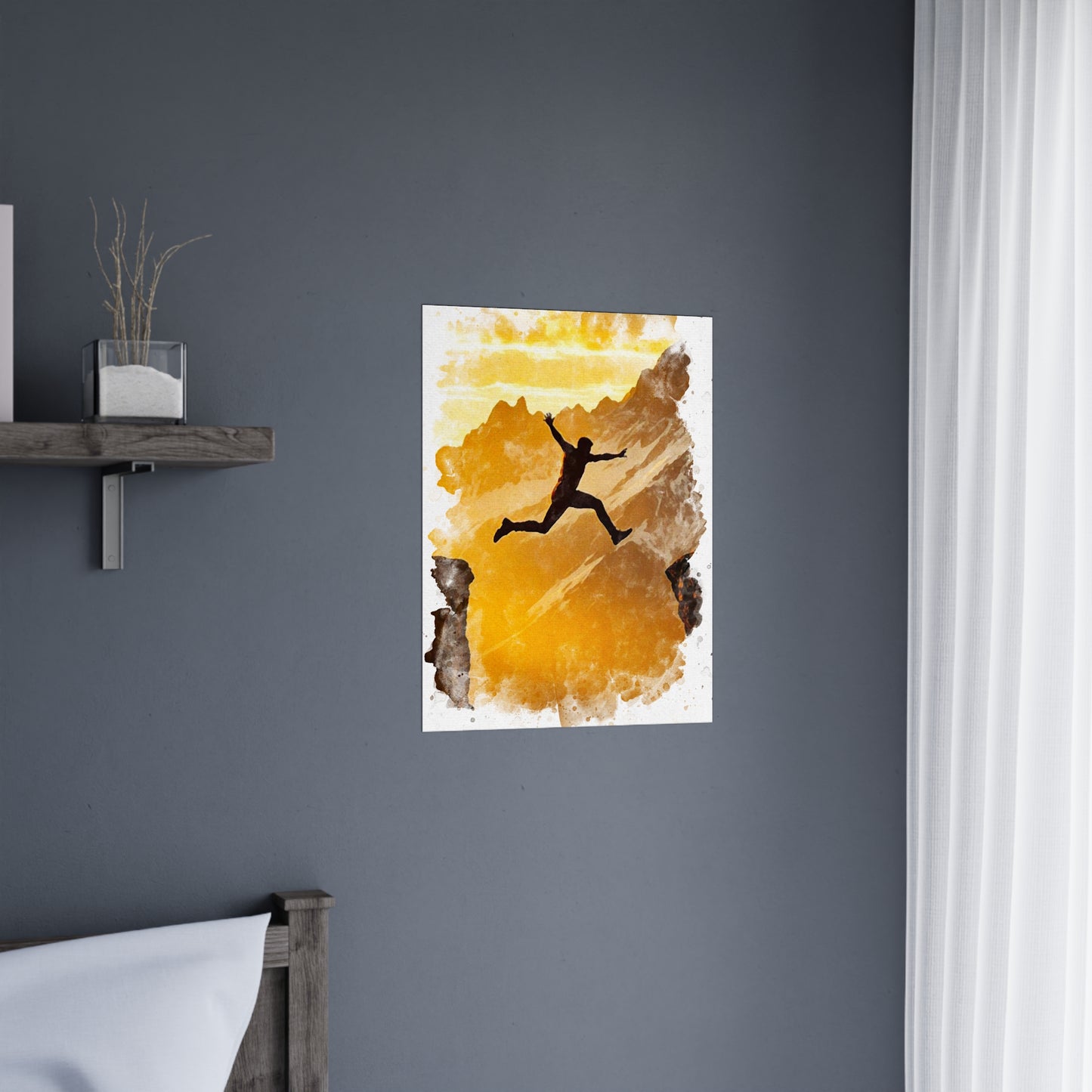 Leap of Light – Courage in Motion, Painted in Gold 🌄🦅 - Adventure Vibe Matte Poster - Inspiring Wall Art for Home Decor, Motivational Decor, Nature Lover Gift, Adventure Wall Art, Travel [...]