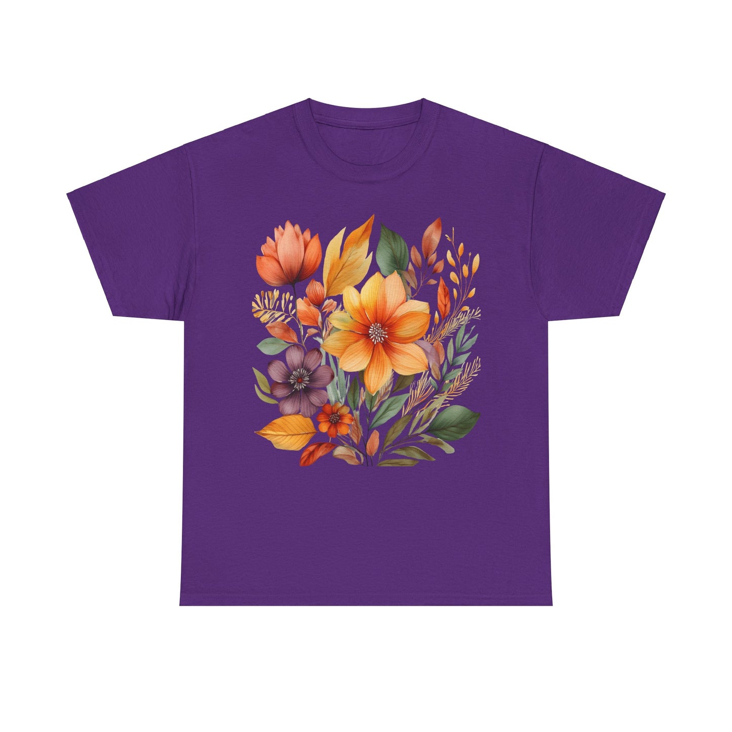 Bloom with Courage Floral Design -  Floral Tee