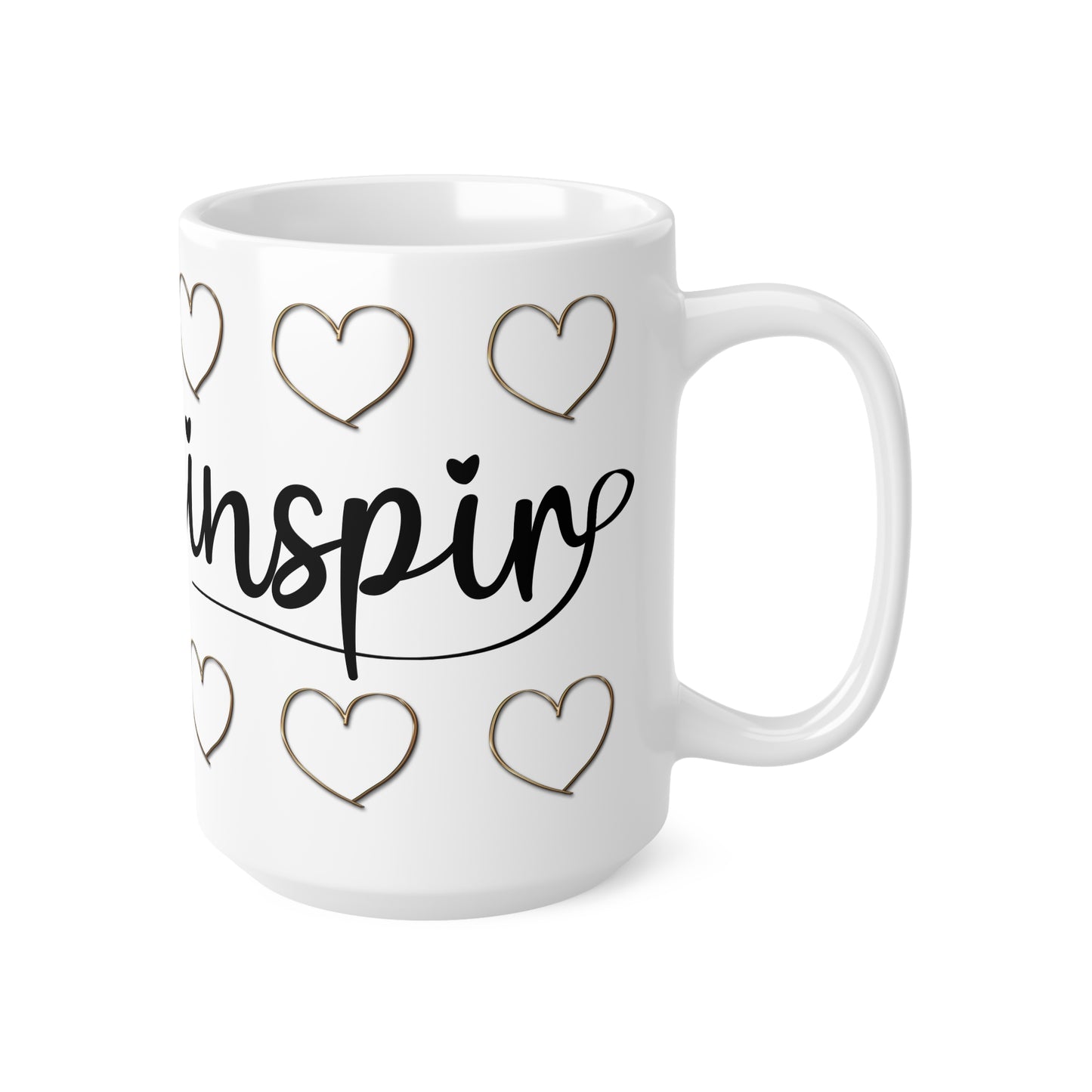 " Inspire" Inspirational Ceramic Coffee Cups - Motivational Mug 11oz & 15oz