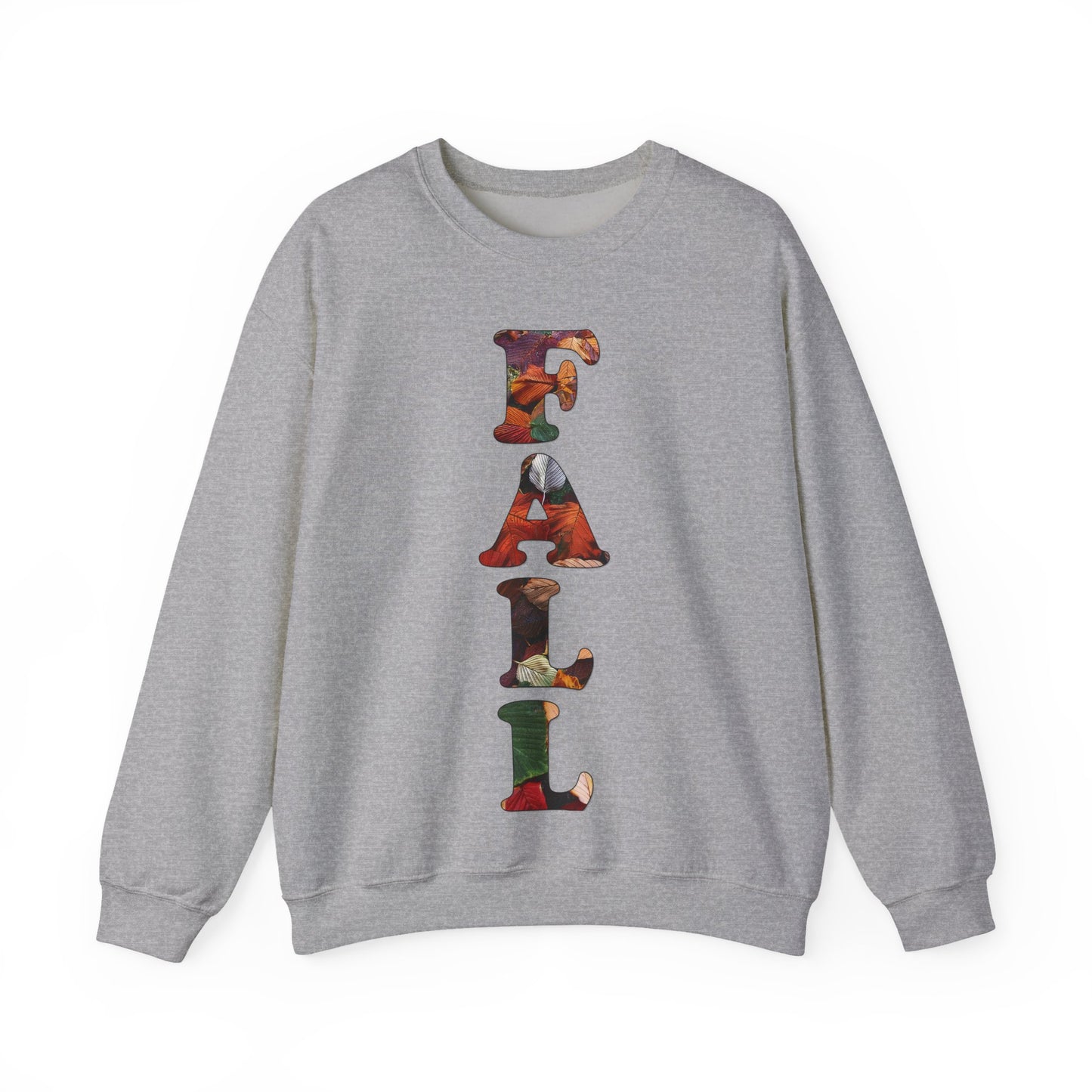 Fall Glow – Cozy Style, Crisp Vibes 🍂🧡 - Fall-Themed Crewneck Sweatshirt, Cozy Sweater for Autumn, Unisex Fall Apparel, Comfortable Casual Wear, Perfect for Thanksgiving