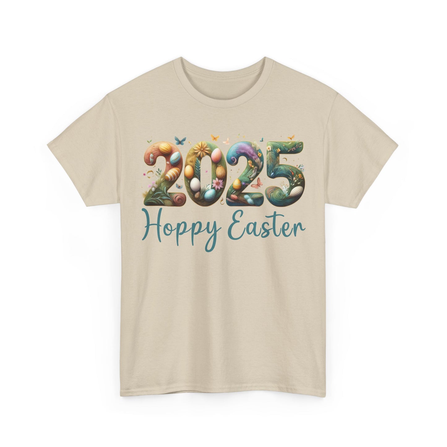 Easter 2025 Unisex Tee - Hoppy Easter Design