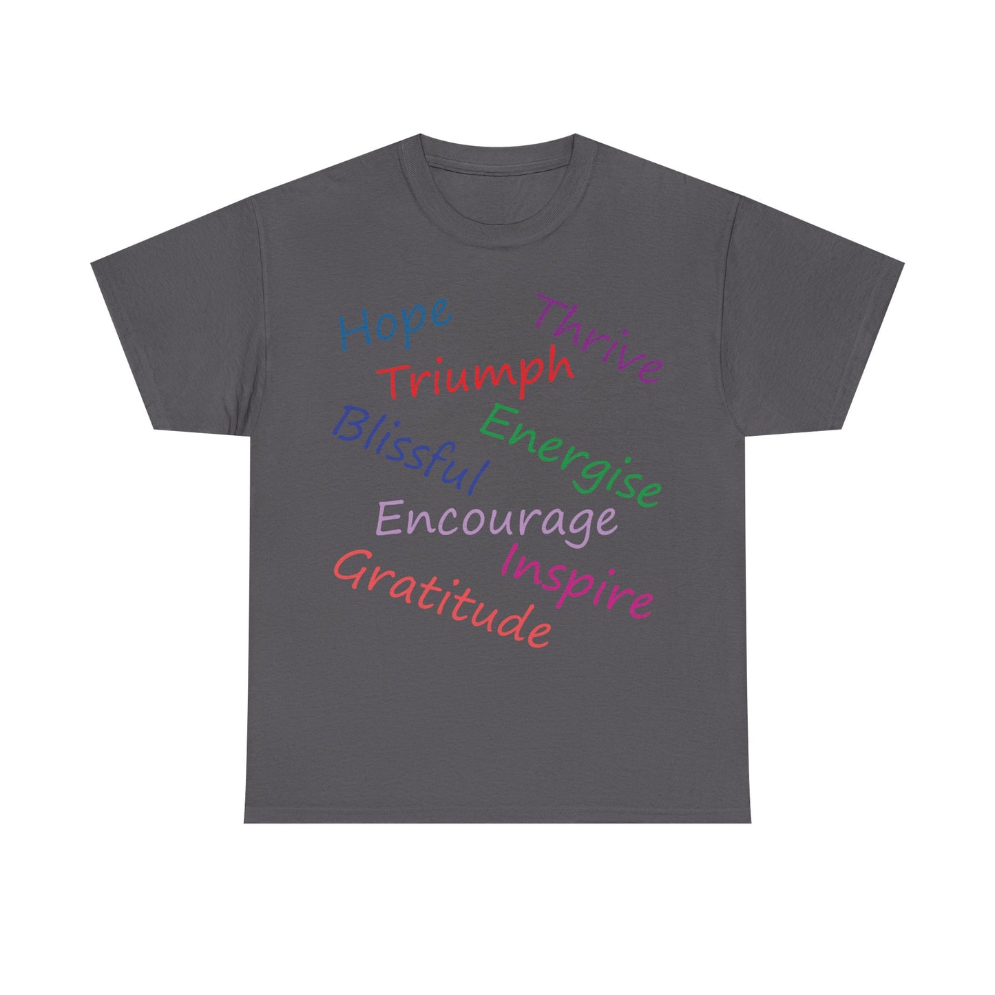 Uplifting Motivational Tee - Inspirational Quotes Shirt, Positive Vibes T-Shirt, Grateful Living Apparel, Hope & Encouragement Gift, [...]