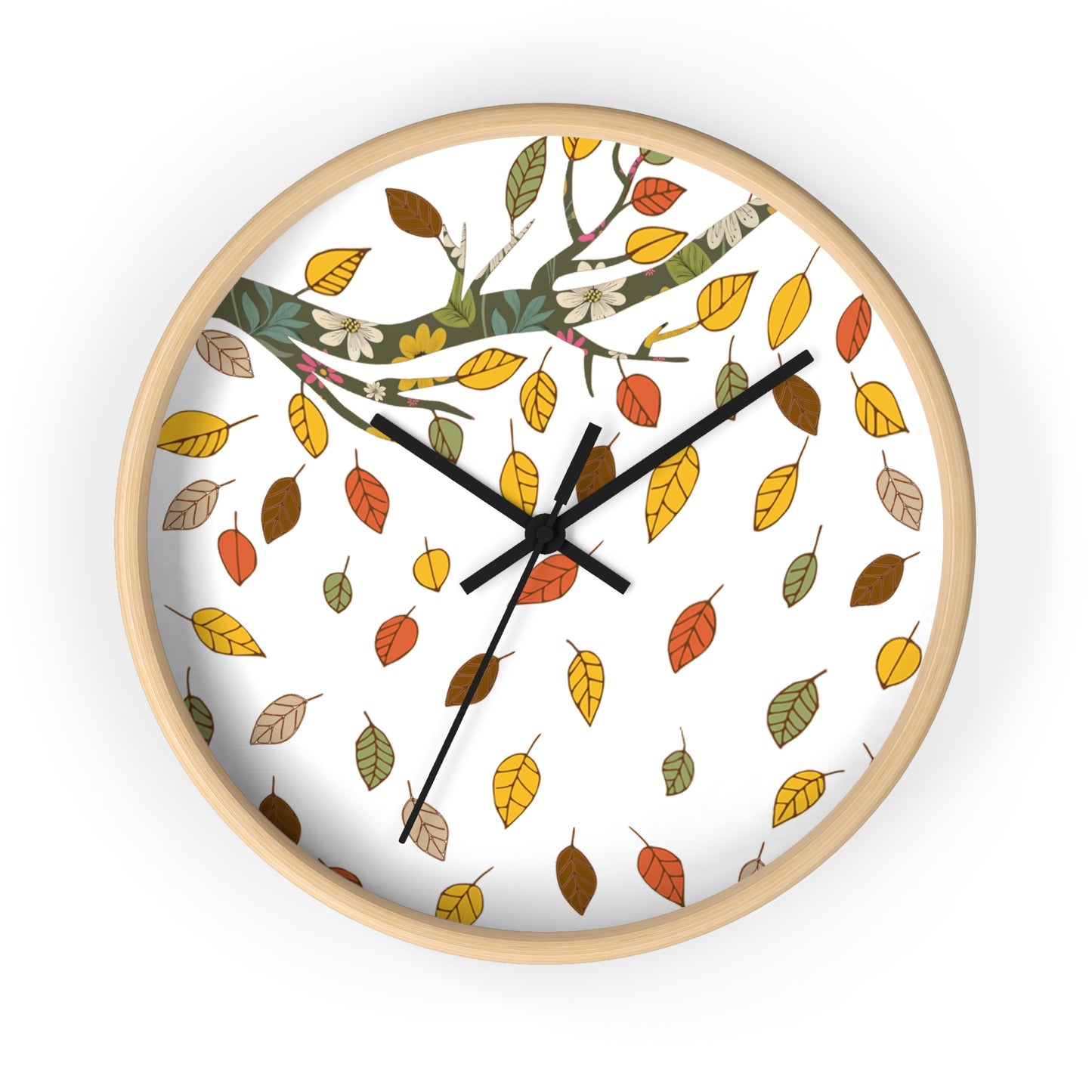 Autumn Vibes Wall Clock