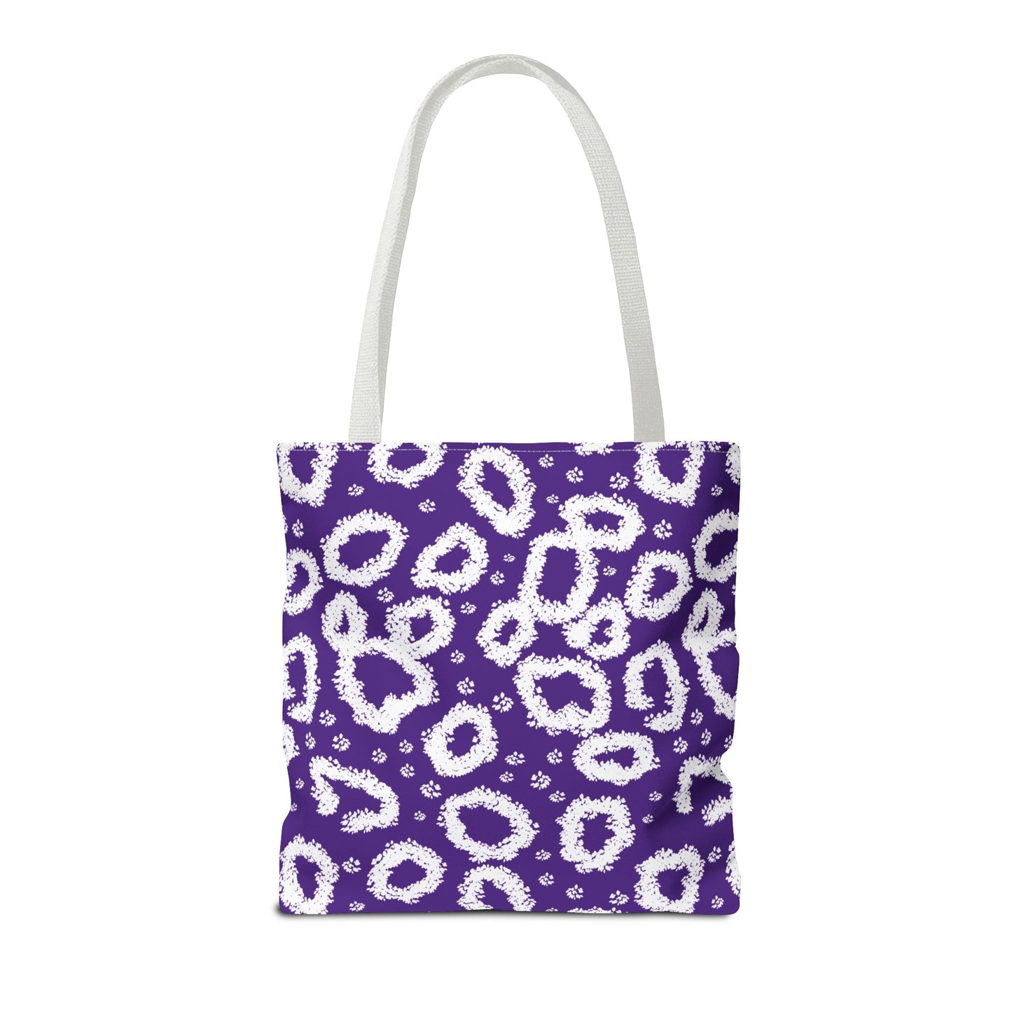 Purple Leopard Print Tote Bag - Stylish & Versatile for Everyday Use