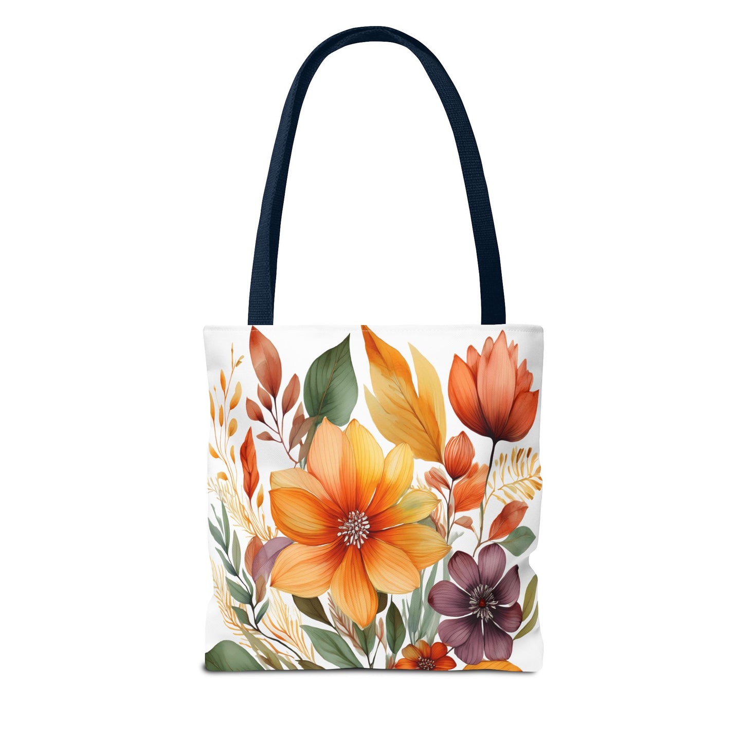 Boho Flowers 2 Tote Bag - Retro Vintage Style