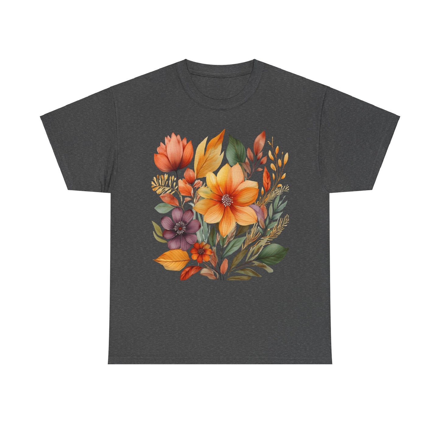 Bloom with Courage Floral Design -  Floral Tee