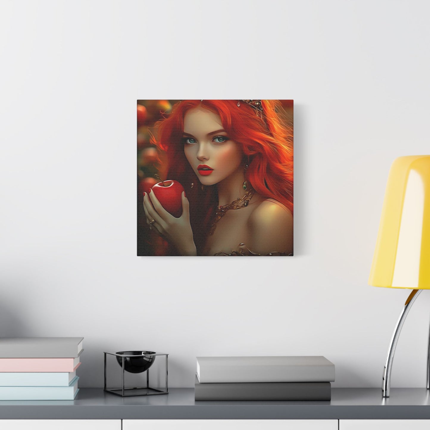 Radiant Resolve – The Power Within Glows Boldly 🍎✨ - Canvas Art