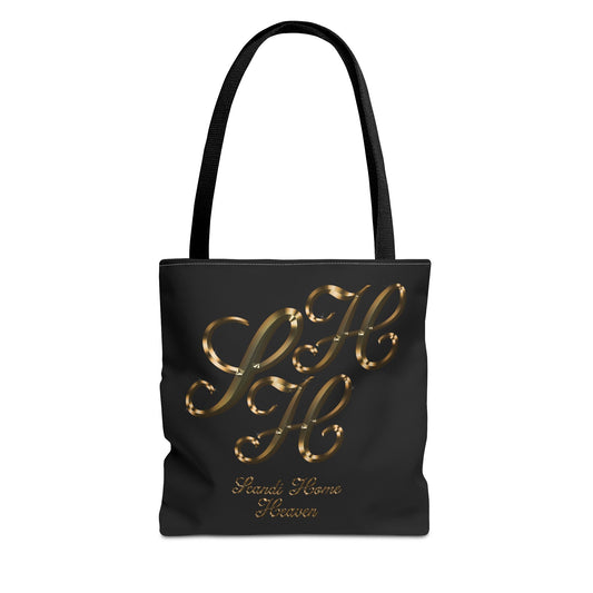 Tote Bag - Golden colored Scandi Home Heaven Designer Logo