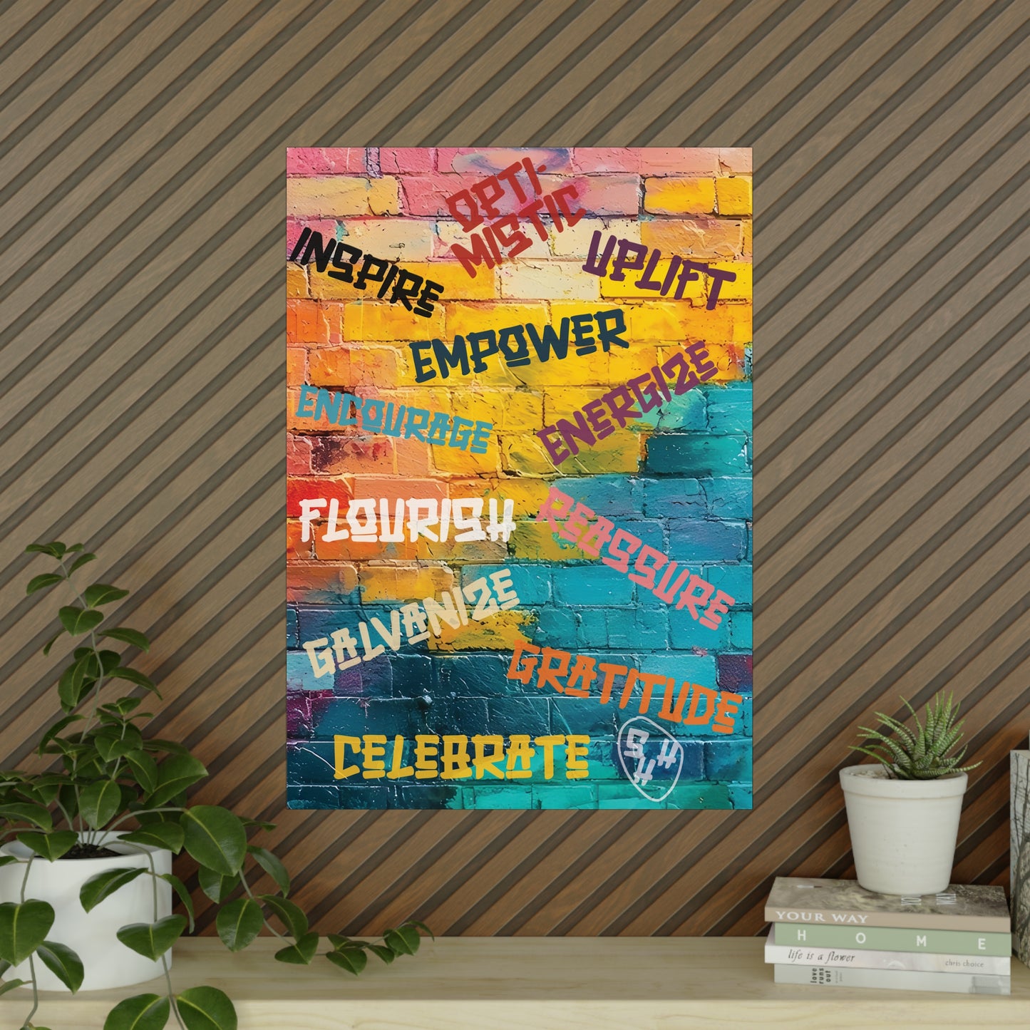 Fuel your fire—Inspire. Empower. Celebrate. 🎨💪 #MotivationalArt #InspireDaily #Empowerment #PositiveVibes #GoalGetter #WallOfWords Wall Art Posters, Inspirational Home Decor, Positive Affirmation Prints, Uplifting Room Decor, Gift for Friends