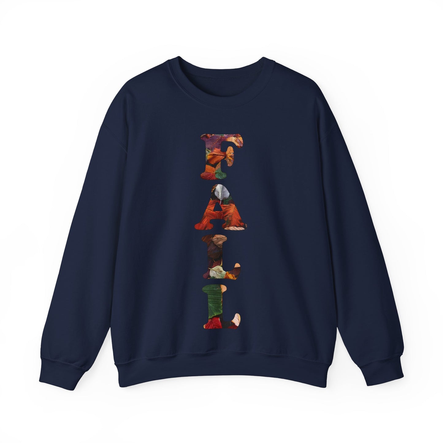 Fall Glow – Cozy Style, Crisp Vibes 🍂🧡 - Fall-Themed Crewneck Sweatshirt, Cozy Sweater for Autumn, Unisex Fall Apparel, Comfortable Casual Wear, Perfect for Thanksgiving