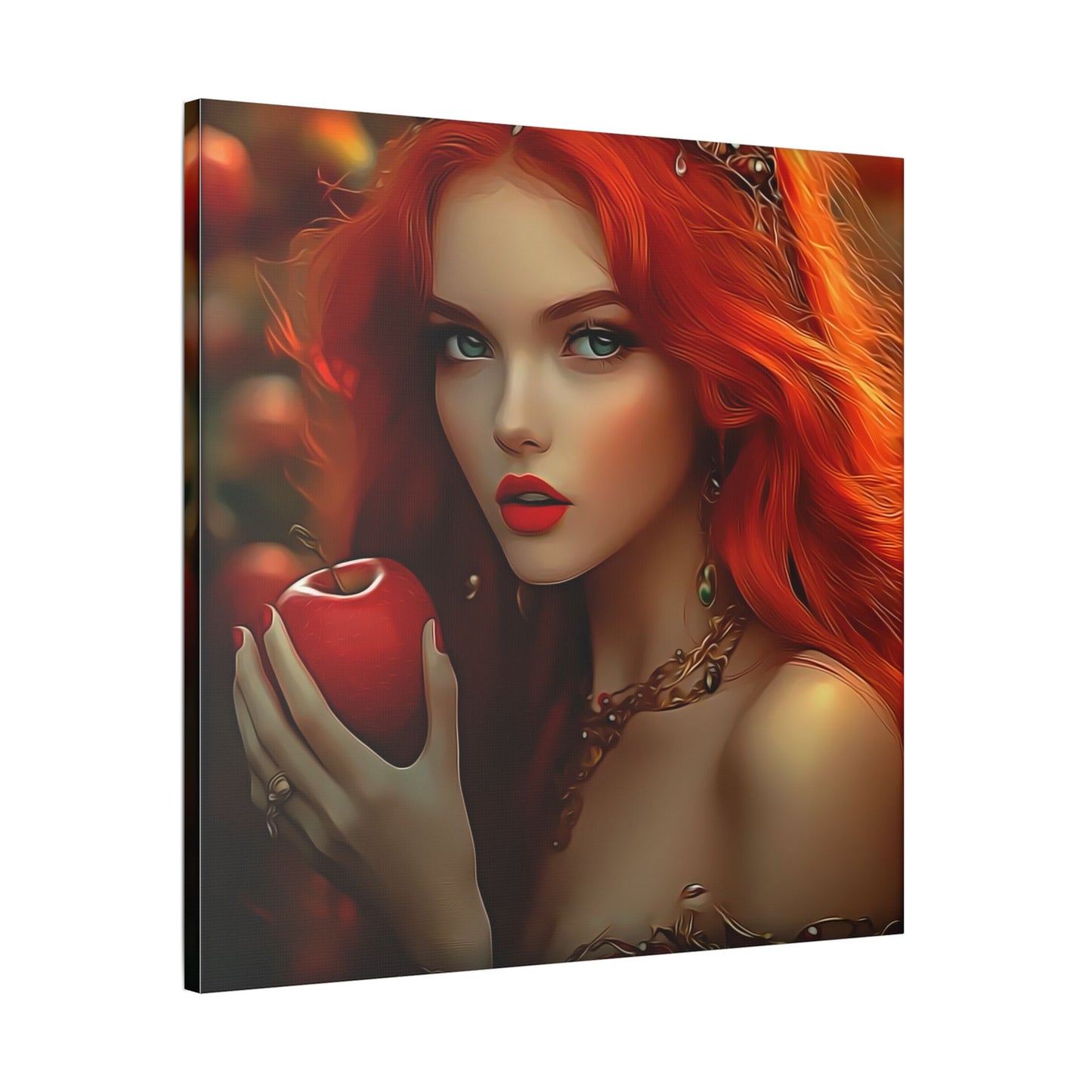 Radiant Resolve – The Power Within Glows Boldly 🍎✨ - Canvas Art