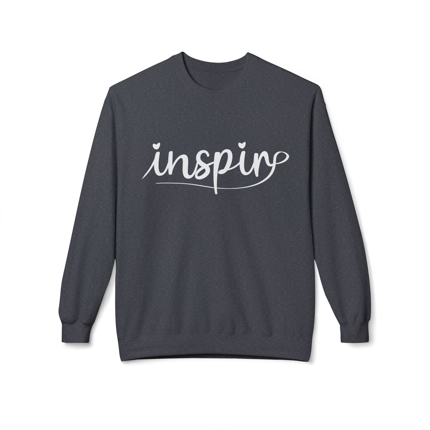 Inspire Fleece Crewneck Sweatshirt - Unisex Inspirational Apparel