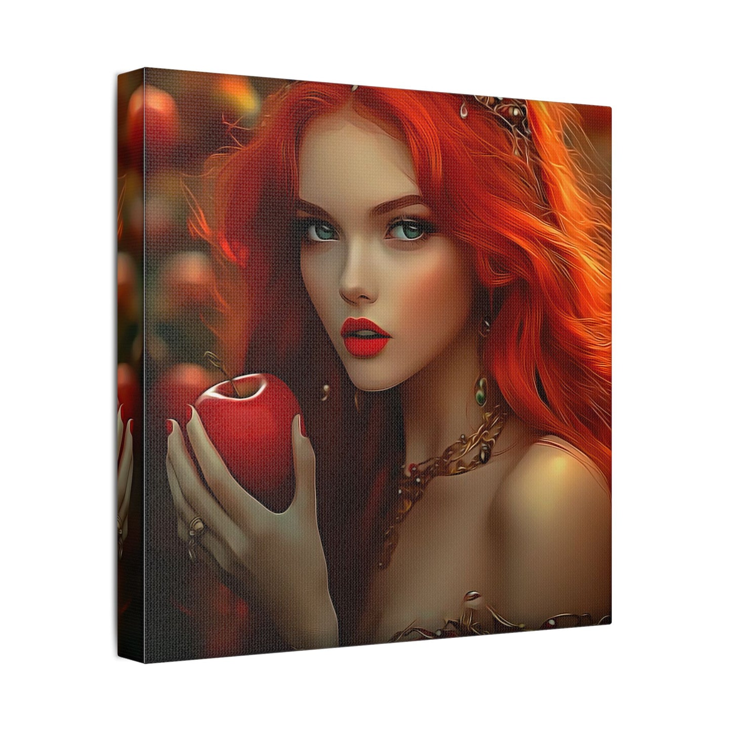 Radiant Resolve – The Power Within Glows Boldly 🍎✨ - Canvas Art