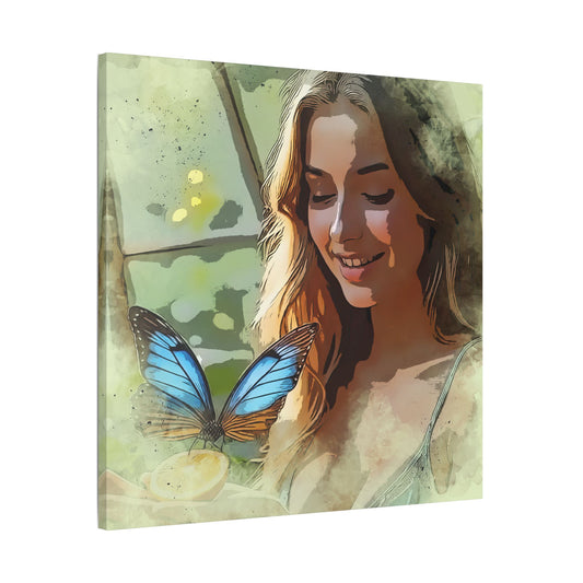 Butterfly Serenity Canvas Art - Wall Decor, Home Decoration, Gift for Nature Lovers, Inspirational Art, Unique Wall Hanging