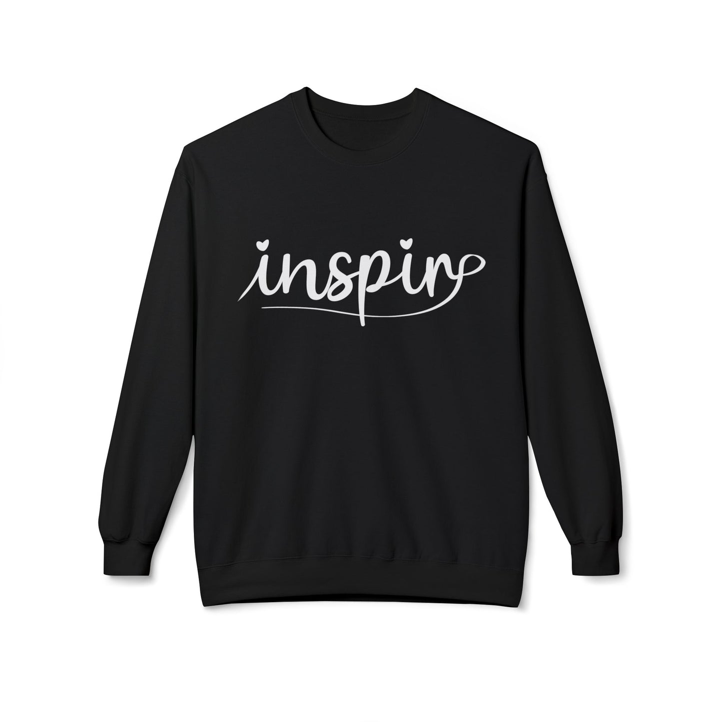 Inspire Fleece Crewneck Sweatshirt - Unisex Inspirational Apparel