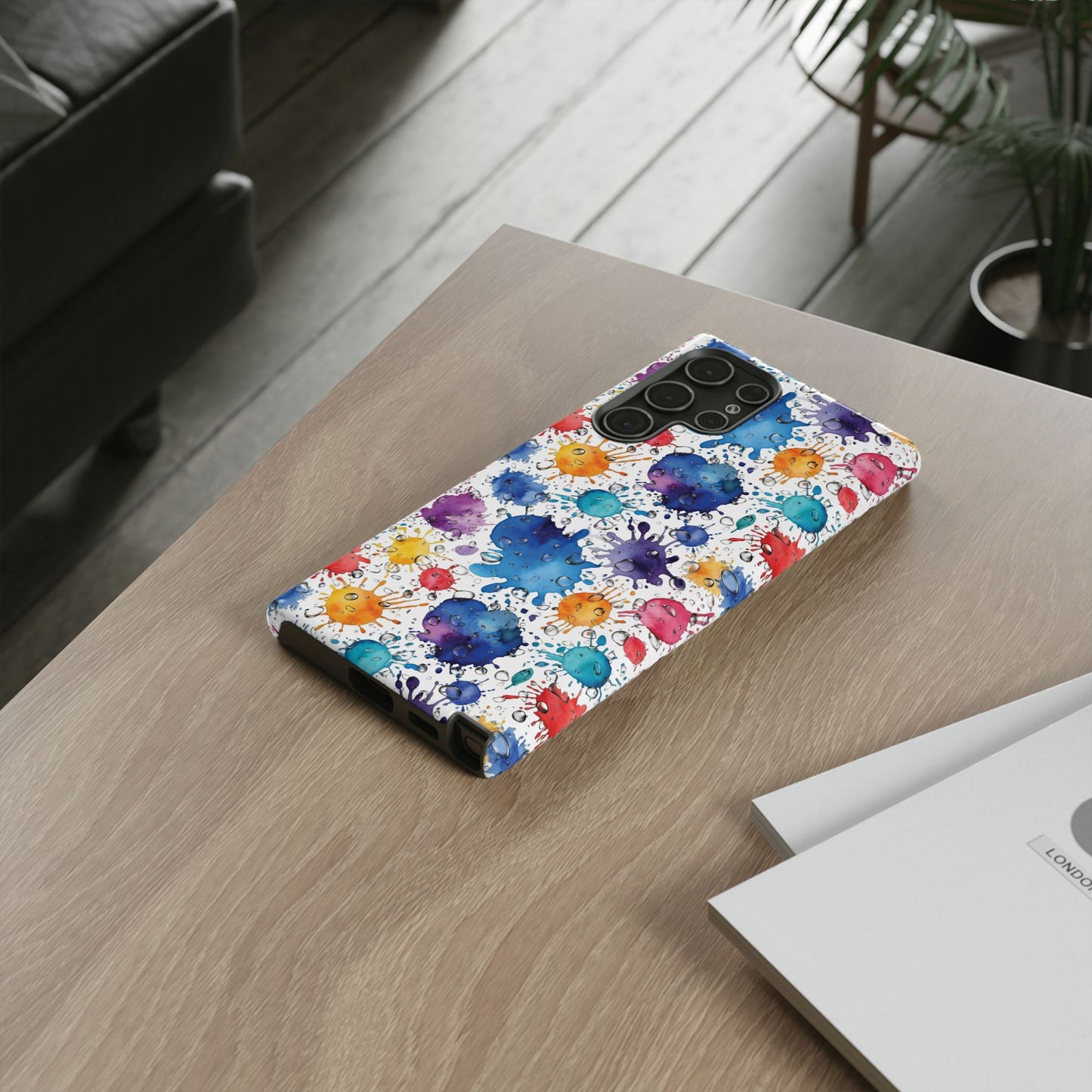 Phone Cases Abstract Colorful Splashes Tough Cases