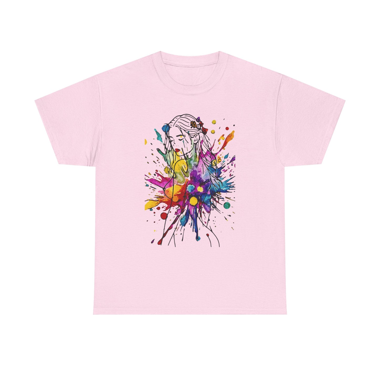 'Beauty Is Everywhere' — Celebrate Color, Confidence & Creative Joy - Colorful Artistic Unisex Heavy Cotton Tee, Vibrant Graphic Shirt, Graphic Tee, Unique Gift for Art Lovers, Casual Wear, Festival Clothing
