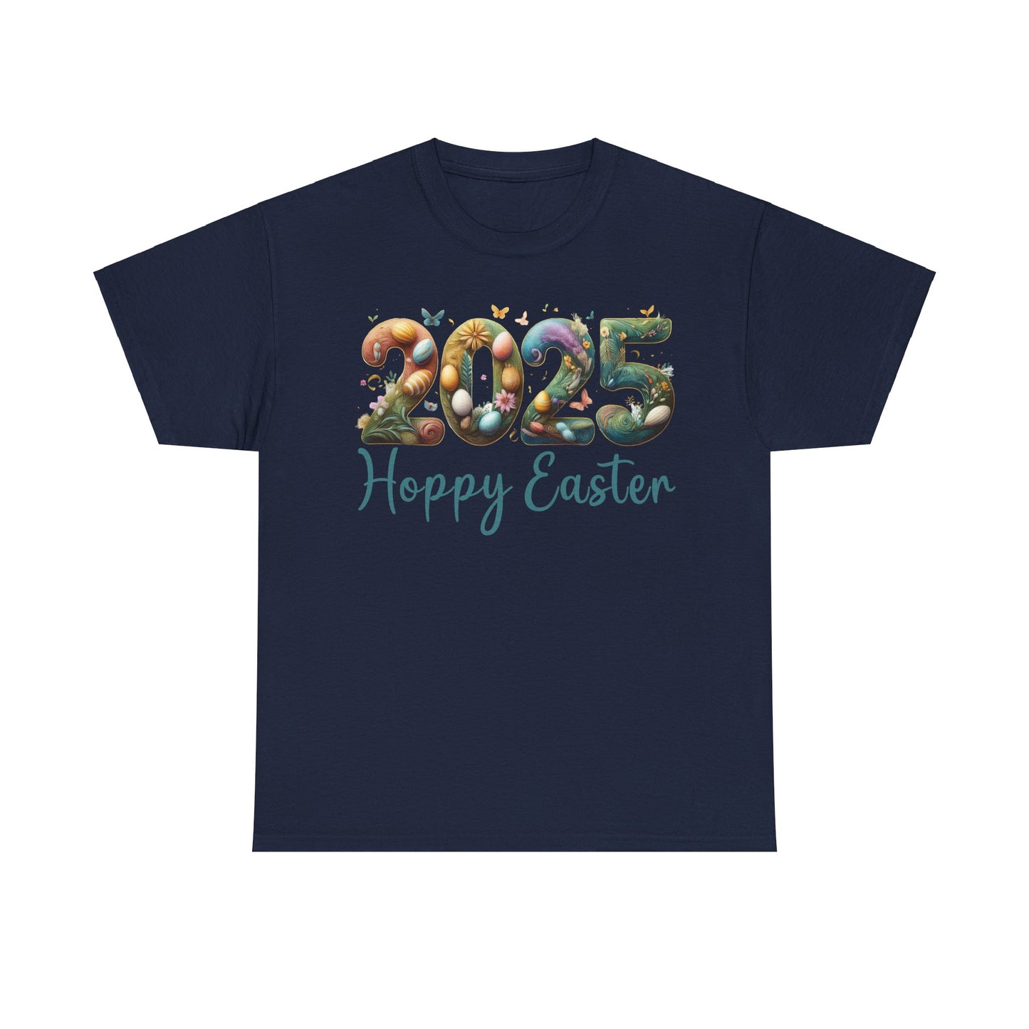 Easter 2025 Unisex Tee - Hoppy Easter Design