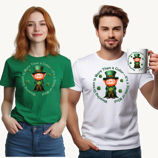Wearing Green Is More Than a Color—It’s a State of Mind -  Unisex Tee - Irish, St Patrick's Day