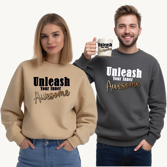 Unisex Heavy Blend™ Crewneck Sweatshirt - Unleash Your Inner Awesome