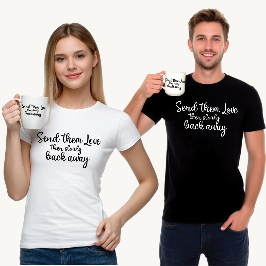 "Send Them Love" Unisex Heavy Cotton Tee – Inspirational Casual Wear