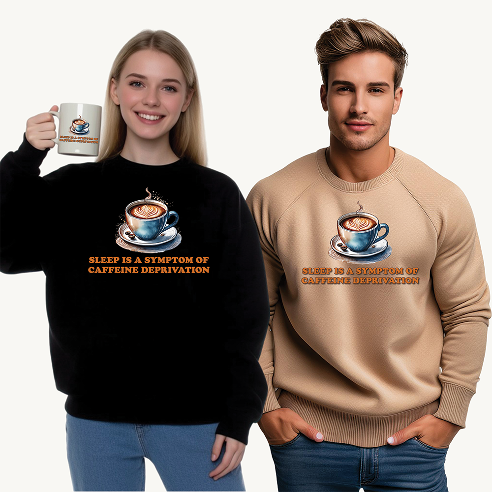Sleep is a Symptom of Caffeine Deprivation Sweatshirt